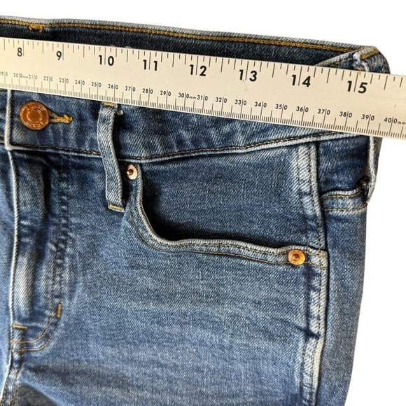 J Crew Vintage Slim Straight Blue Denim Crop Jeans Womens Size 28 - Picture 4 of 8